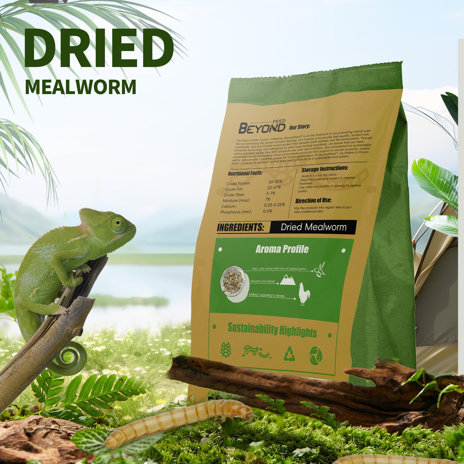 BeyondFeed™ Dried Mealworm