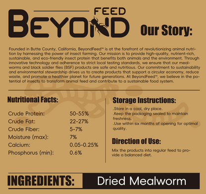 BeyondFeed™ Dried Mealworm