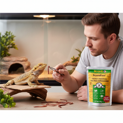 BeyondFeed™ USA Grown Freshly Preserved Feeder Insects | Mealworms, Superworms & Dubia Roaches